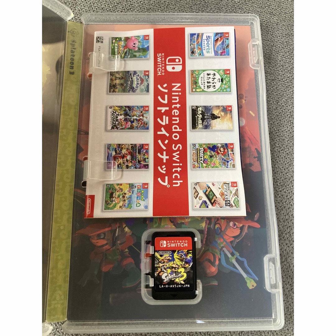 スプラトゥーン3 Switch エンタメ/ホビーのゲームソフト/ゲーム機本体(家庭用ゲームソフト)の商品写真