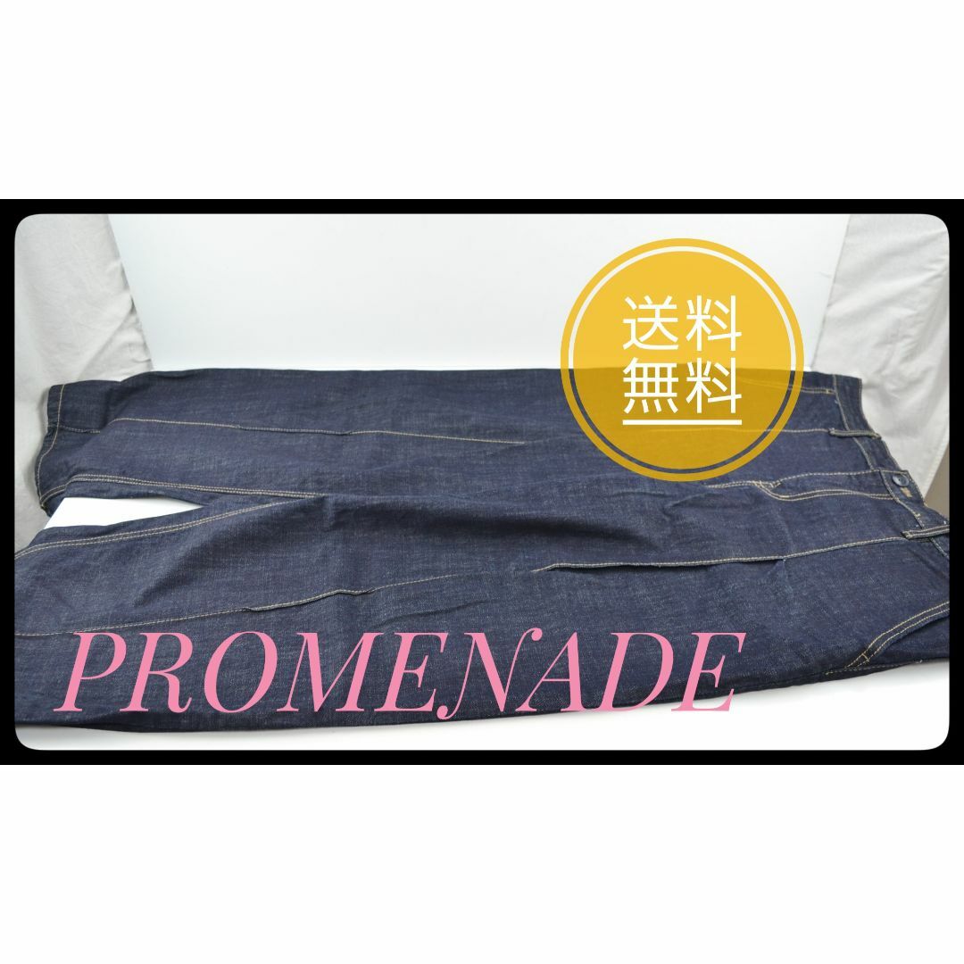PROMENADE ワイドパンツ センターライン Lサイズ KOREA メンズのパンツ(デニム/ジーンズ)の商品写真