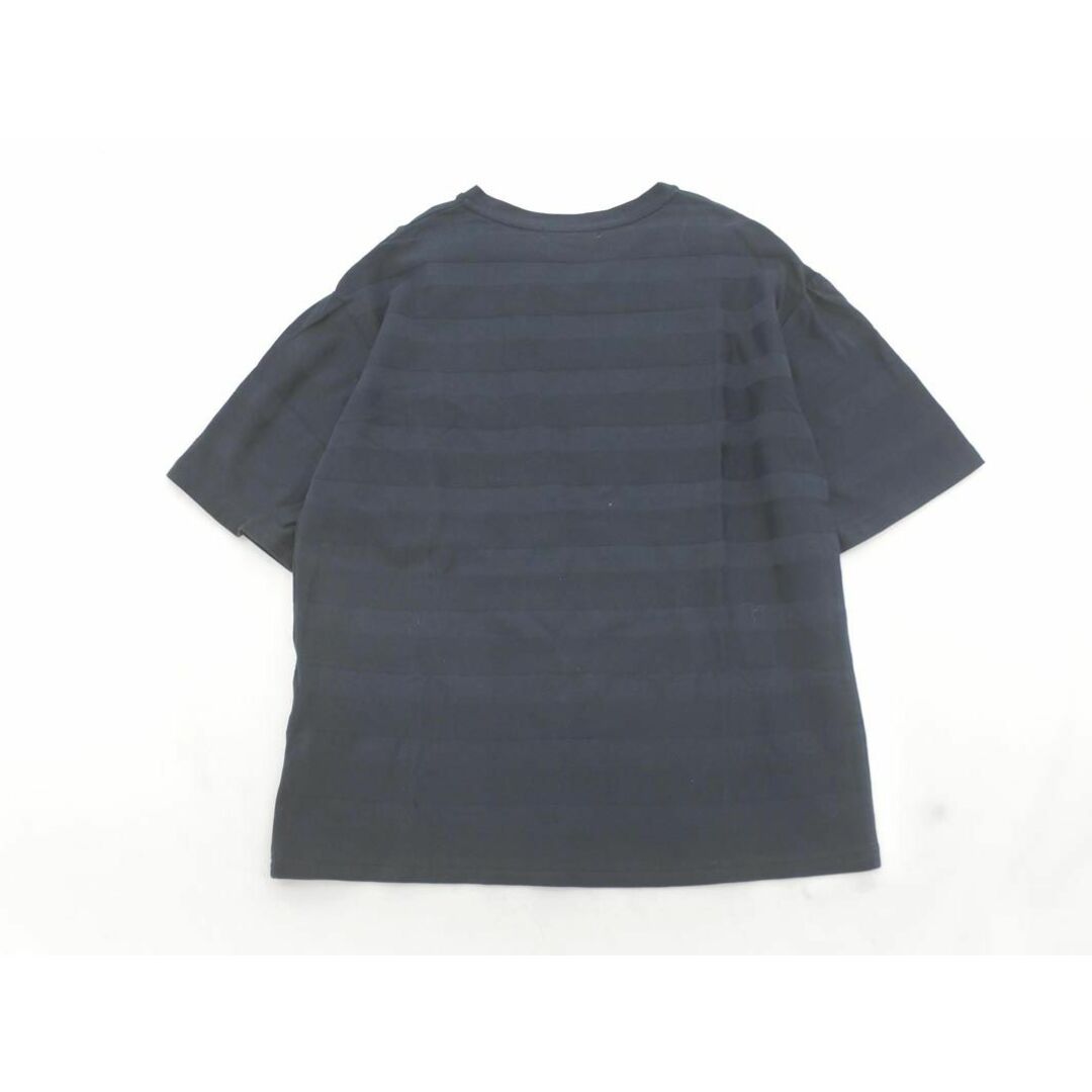 JOURNAL STANDARD(ジャーナルスタンダード)のJOURNAL STANDARD relume ジャーナルスタンダードレリューム Vネック ボーダー Tシャツ sizeM/黒 ■◆ レディース レディースのトップス(Tシャツ(半袖/袖なし))の商品写真