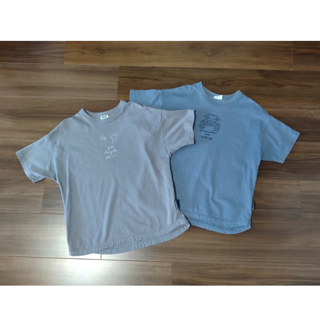 BREEZE(ブリーズ)のBREEZE　半袖カットソー 2枚 キッズ/ベビー/マタニティのキッズ服男の子用(90cm~)(Tシャツ/カットソー)の商品写真