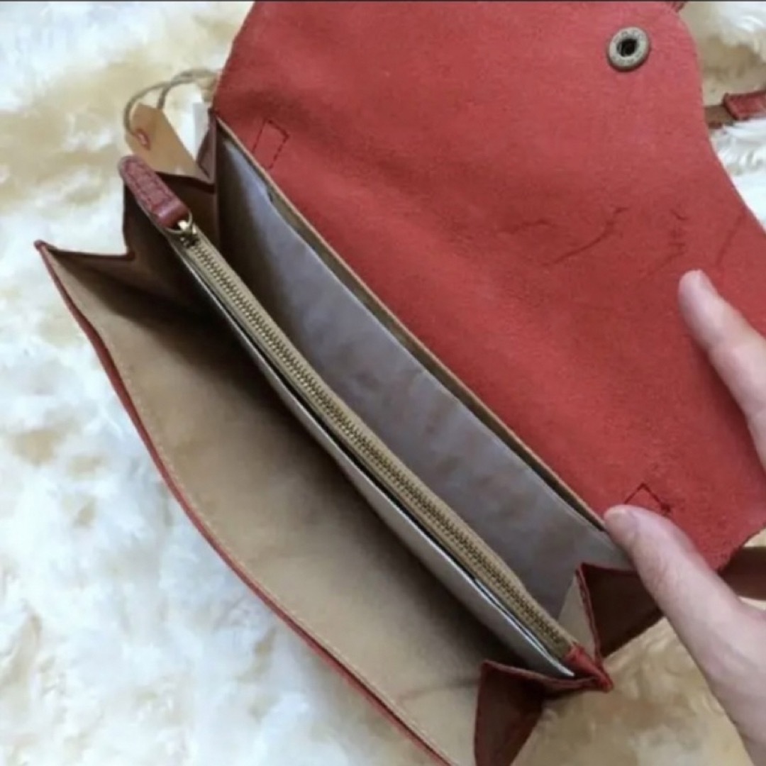 【未使用品】fesフェス カウレザー ショルダー・クラッチ 2wayバッグ