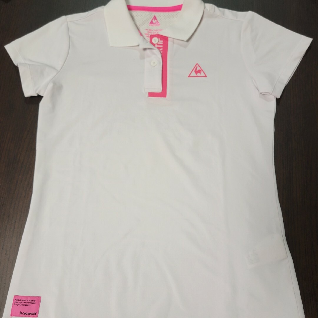 le coq sportif(ルコックスポルティフ)の《美品》ルコック　ゴルフ　レディース　半袖 シャツ　M スポーツ/アウトドアのゴルフ(ウエア)の商品写真