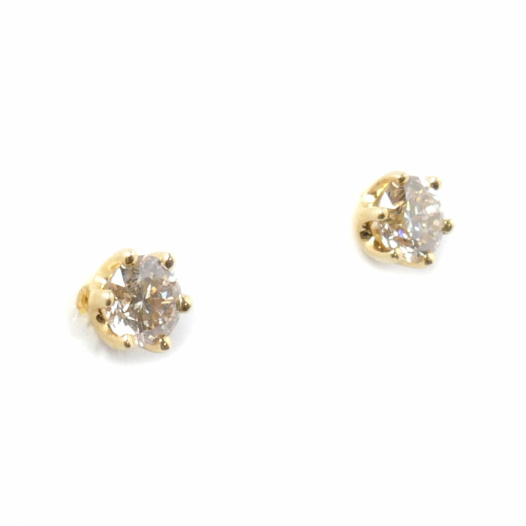 エステール K18YG イエローゴールド ピアス ダイヤモンド0.25ct/0.25ct 0.8g レディース