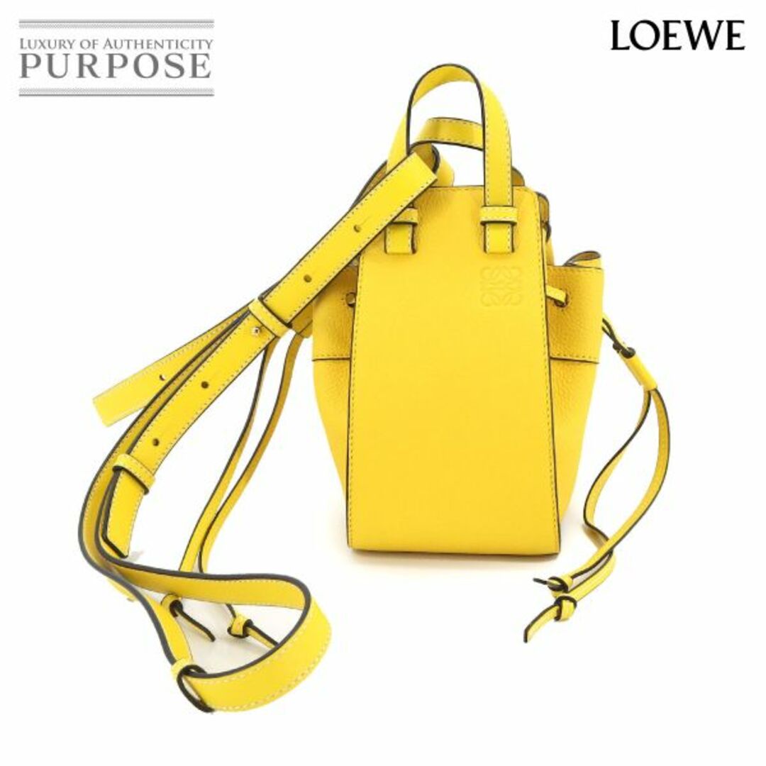 未使用 展示品 ロエベ LOEWE ハンモック ドローストリング ミニ 2way