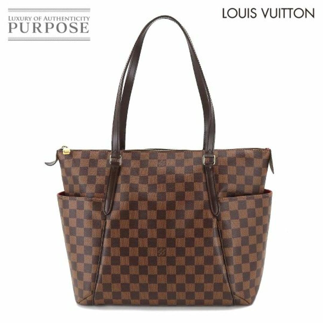 未使用 展示品 ルイ ヴィトン LOUIS VUITTON ダミエ トータリー MM トート バッグ エベヌ N41281 VLP 90196772