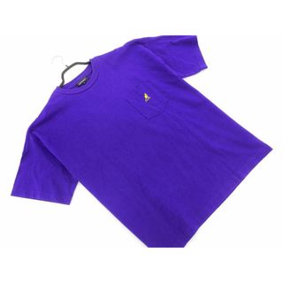 カンゴール(KANGOL)のKANGOL カンゴール ポケット Tシャツ sizeS/紫 ■◆ メンズ(Tシャツ/カットソー(半袖/袖なし))