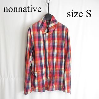 ノンネイティブ(nonnative)のnonnative ジップ シャツ ジャケット コットン ライダース ブルゾン(その他)