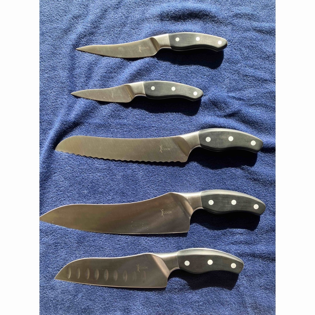 アムウェイ　包丁　icook 5-piece knifeware set