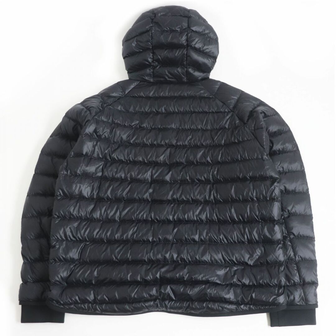 訳あり moncler パーカー ブラック ナイロン Lサイズ