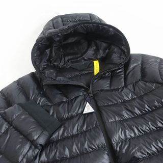 極美品□21-22AW MONCLER/モンクレール MAEWO ロゴワッペン スタンドカラー WZIP ダウンジャケット/パフィージャケット オレンジ 2 正規品