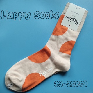ハッピーソックス(Happy Socks)のハッピーソックス　ドット柄　23-25cm(ソックス)