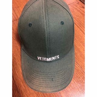 ✨新品 未使用✨VETMENTS キャップ ブラック 付属品:タグ