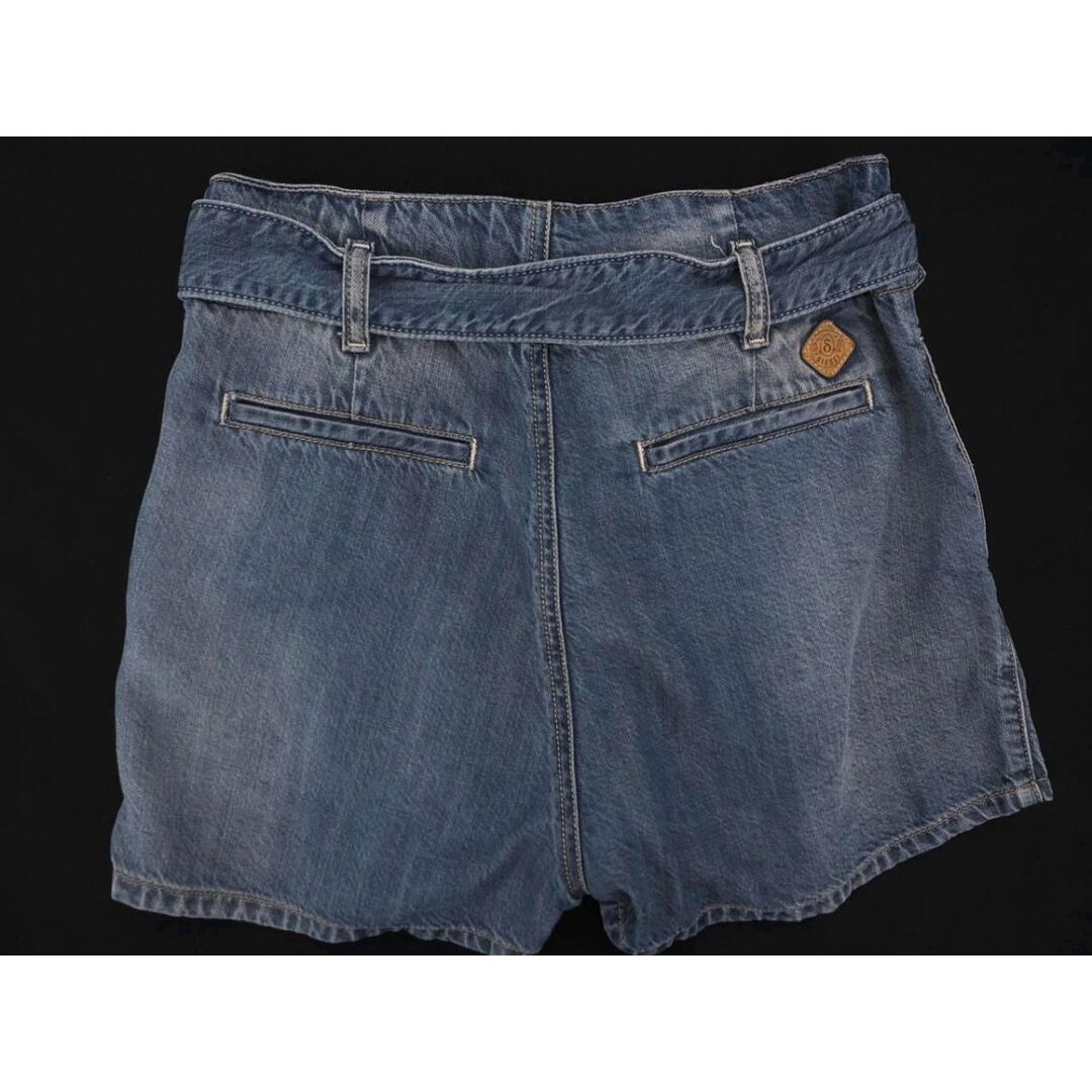 DIESEL - ディーゼル ベルト付き ショート デニムパンツ size24/青