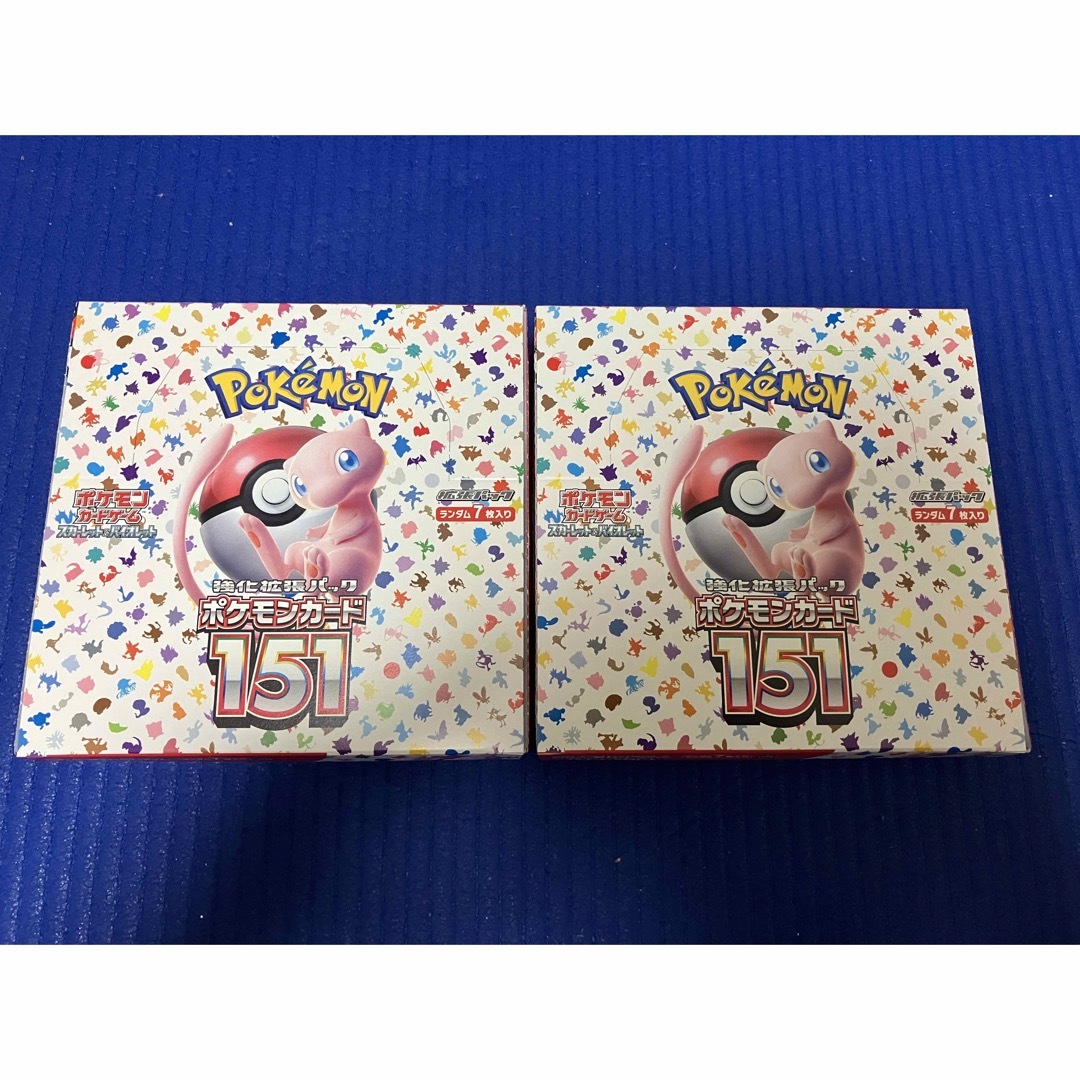 ポケモンカード 151 シュリンク無し 2BOX ペリペリ付き