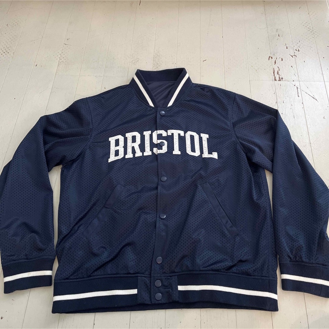 メンズブリストル　Bristol メッシュスタジャン　ネイビー　M