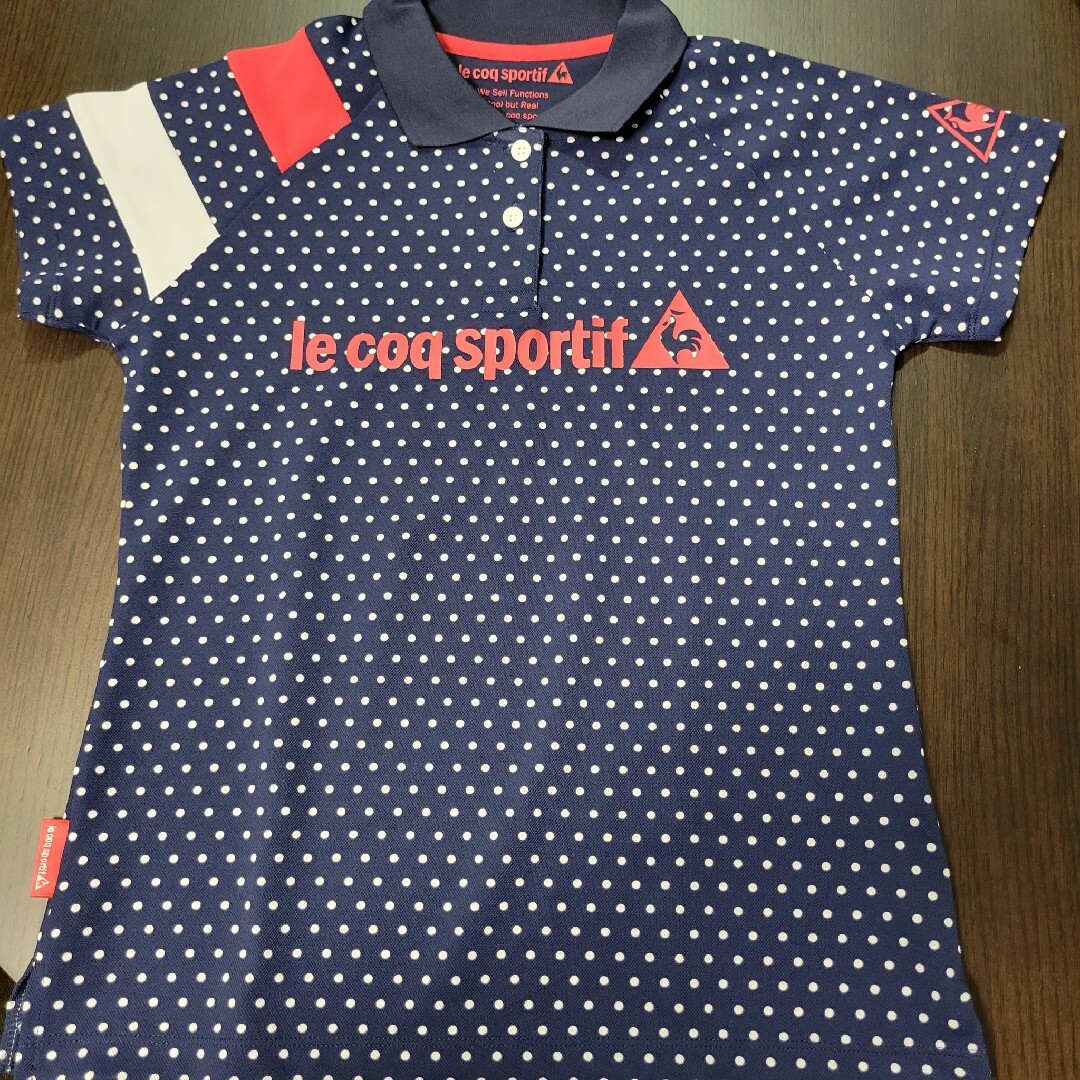 le coq sportif(ルコックスポルティフ)の《美品》ルコック　ゴルフ　レディース 半袖　シャツ　M スポーツ/アウトドアのゴルフ(ウエア)の商品写真