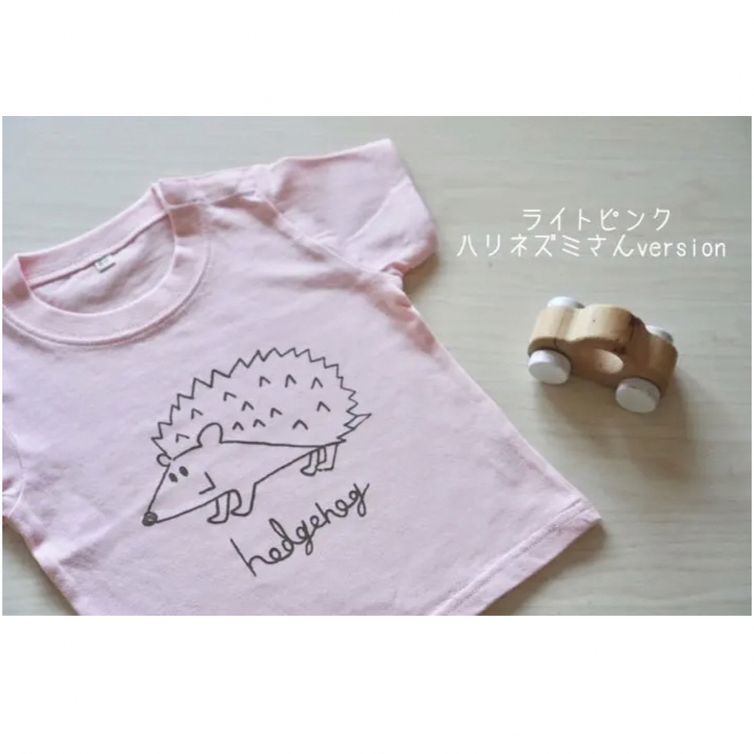 【80size】ユルかわ！どうぶつさんTシャツ 出産祝い リンクコーデ キッズ/ベビー/マタニティのベビー服(~85cm)(Ｔシャツ)の商品写真