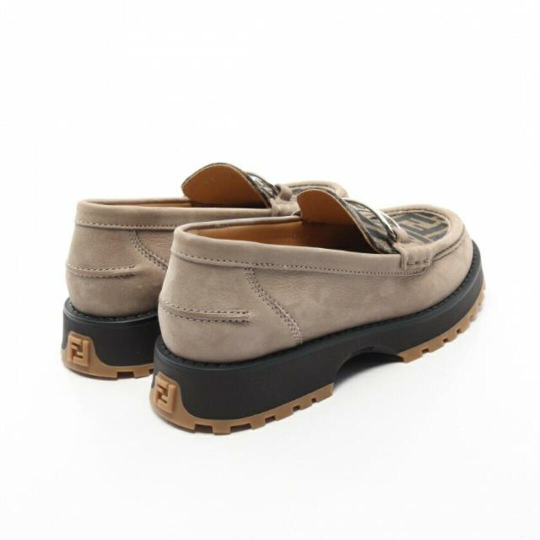 FENDI(フェンディ)のO'Lock loafers オーロック ズッカ ローファー ヌバック キャンバス グレーベージュ ブラウン ブラック メンズの靴/シューズ(その他)の商品写真