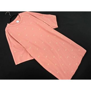 リーボック(Reebok)のリーボック ロゴ プリント Tシャツ sizeL/ピンク ■◆ メンズ(Tシャツ/カットソー(半袖/袖なし))