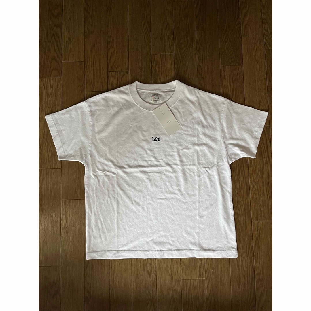 ViS(ヴィス)の新品未使用　Lee×ViS   刺繍Tシャツ　ホワイト レディースのトップス(Tシャツ(半袖/袖なし))の商品写真