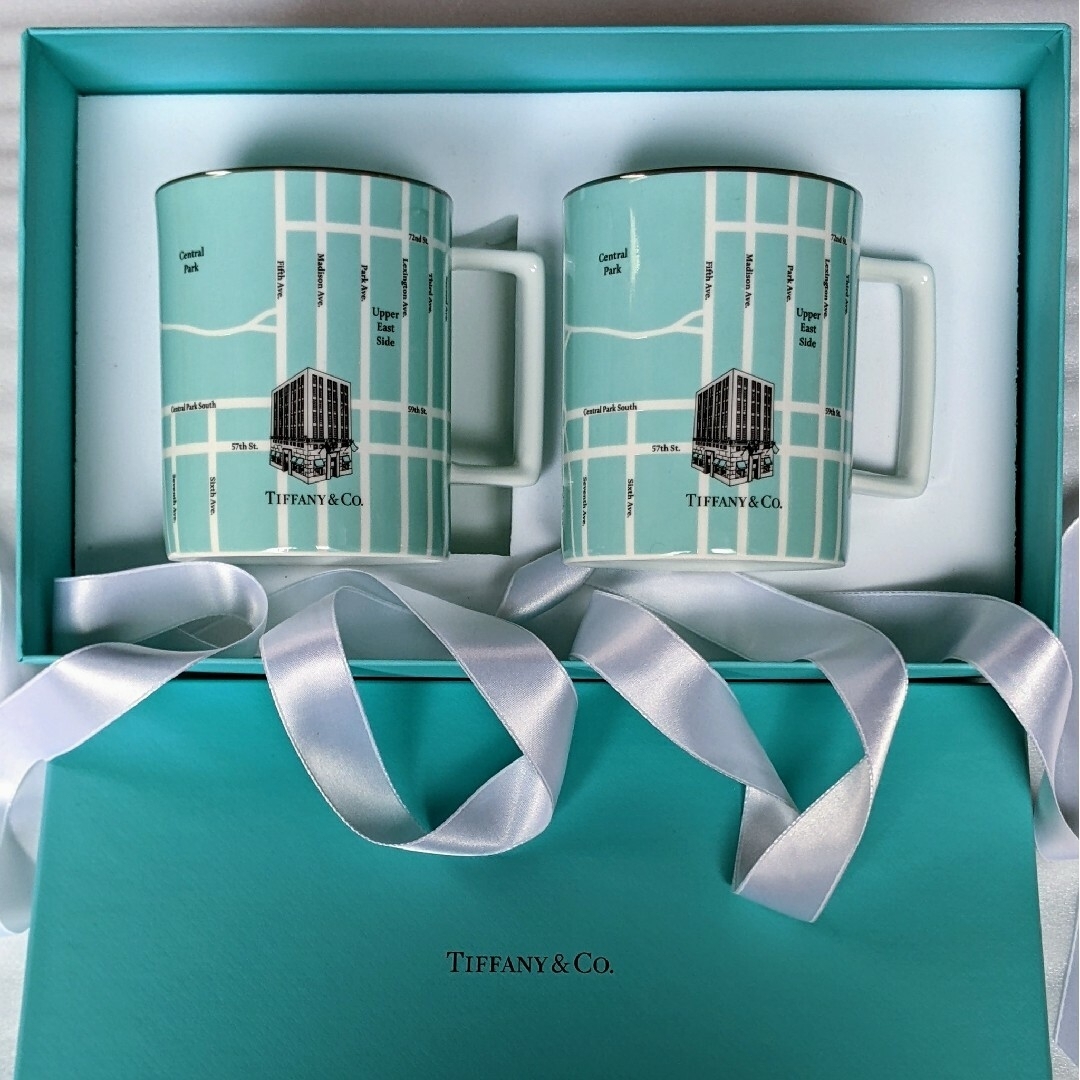 新品未使用・新版♪ティファニー TIFFANY&Co マンハッタン マップ 地図