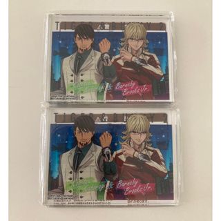 TIGER&BUNNY 2 アクリルブロック  虎徹＆バーナビー　２個(キャラクターグッズ)