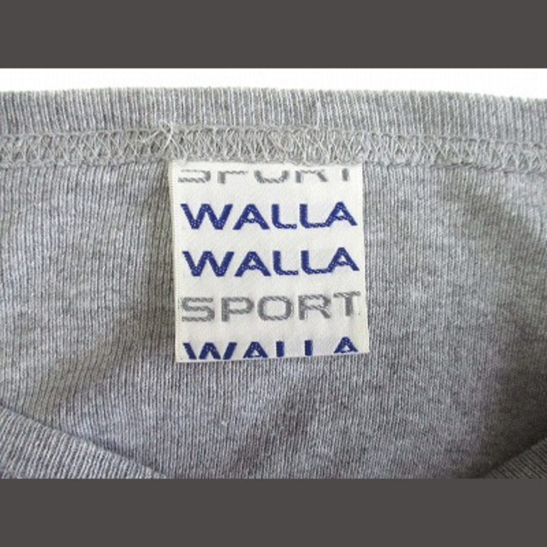 WALLA WALLA SPORT(ワラワラスポーツ)のワラワラスポーツ Tシャツ 七分袖 袖ライン USA製 グレー S メンズのトップス(その他)の商品写真