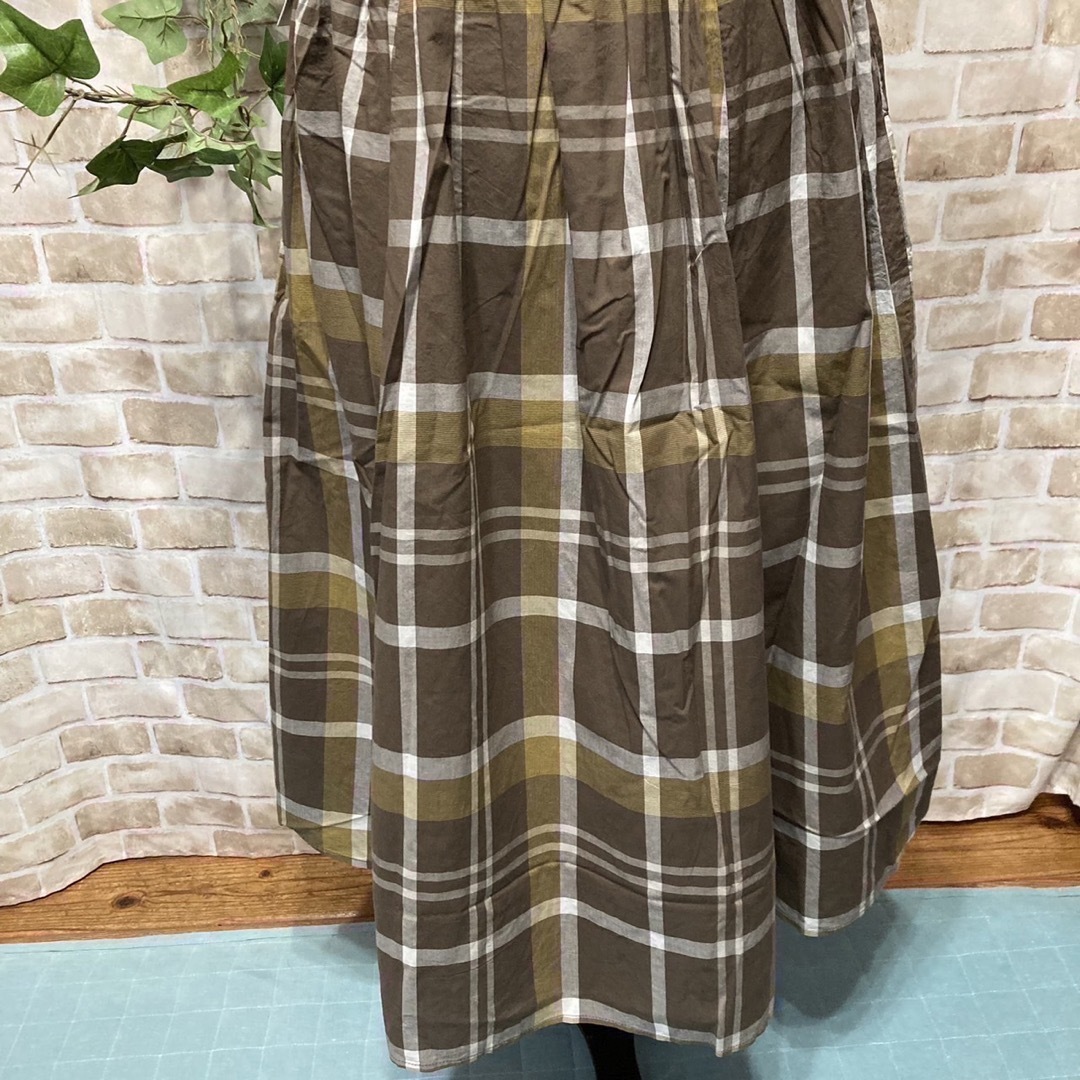 SM2(サマンサモスモス)の感謝sale❤️6786❤️新品✨SM2㉒❤️ゆったり＆可愛いスカート　チェック レディースのスカート(ロングスカート)の商品写真