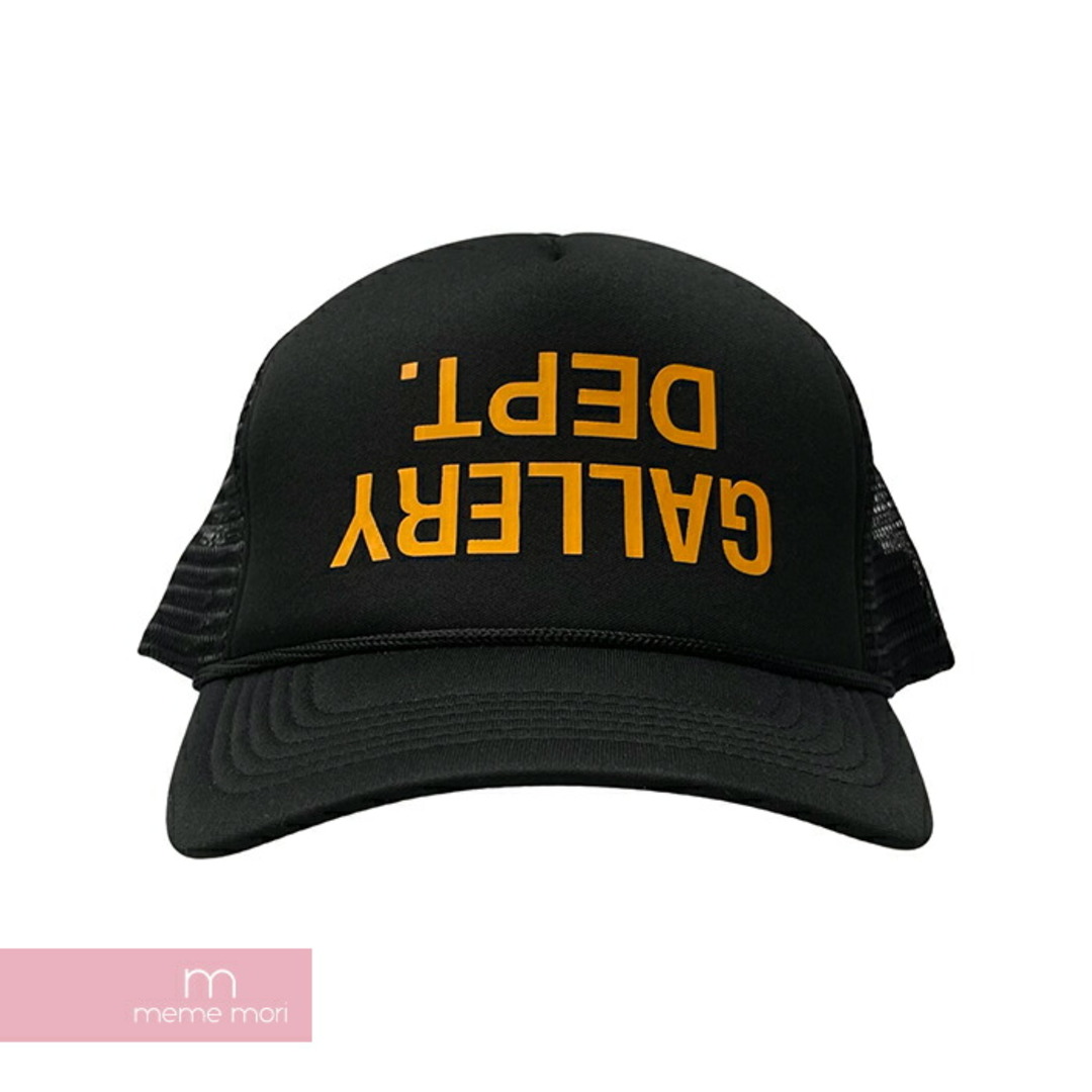 GALLERY DEPT. Fucked Up Trucker Hat ギャラリーデプト ファックドアップトラッカーキャップ メッシュキャップ 反転ロゴ 帽子 ブラック【230708】【新古品】【me04】