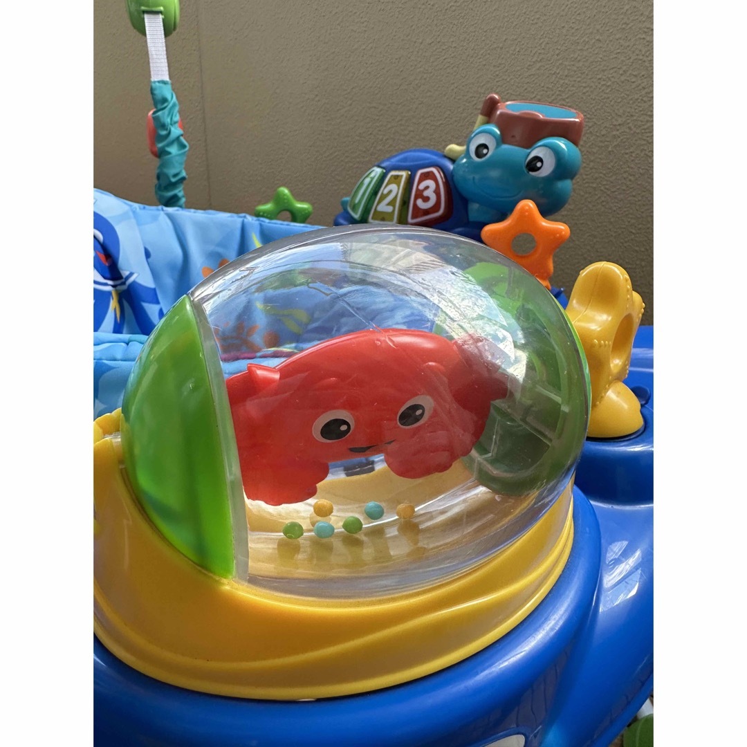 baby einstein(ベイビーアインシュタイン)のジャンパルー　数回のみ使用　美品 キッズ/ベビー/マタニティのおもちゃ(ベビージム)の商品写真