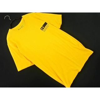 アンダーアーマー(UNDER ARMOUR)のアンダーアーマー 半袖 Tシャツ sizeMD/黄 ■◆ メンズ(Tシャツ/カットソー(半袖/袖なし))