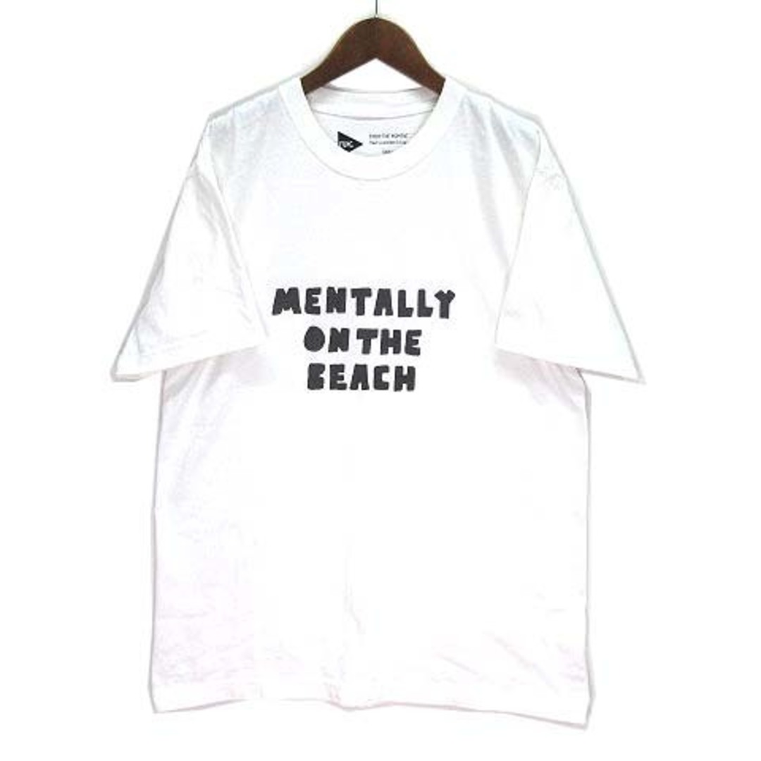 other(アザー)のファング FUNG ON THE BEACH プリント Tシャツ 半袖 白 S レディースのトップス(Tシャツ(半袖/袖なし))の商品写真