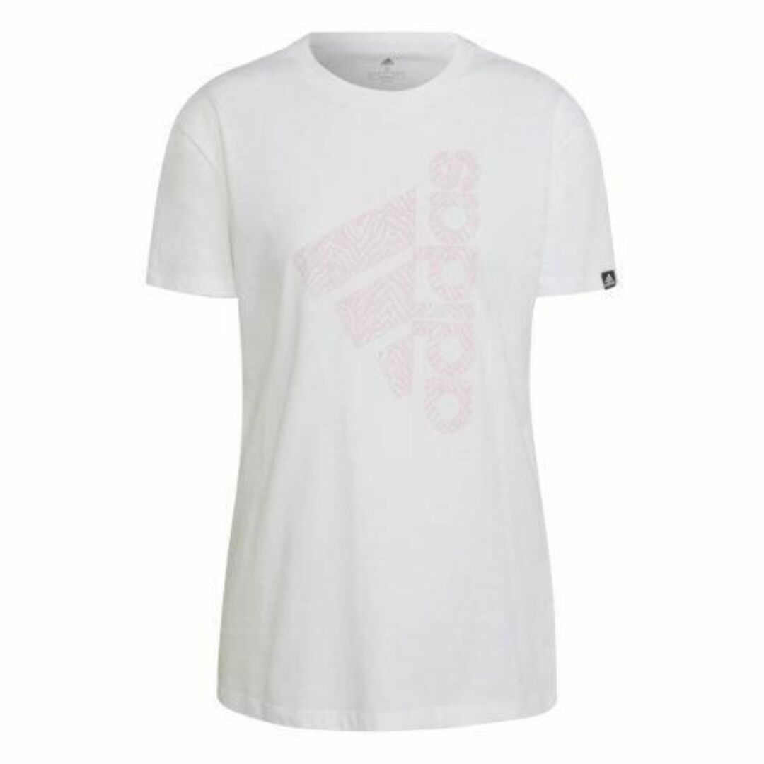 adidas(アディダス)の新品 XL ★ adidas アディダス Tシャツ ゼブラロゴ IYQ96 白 レディースのトップス(Tシャツ(半袖/袖なし))の商品写真