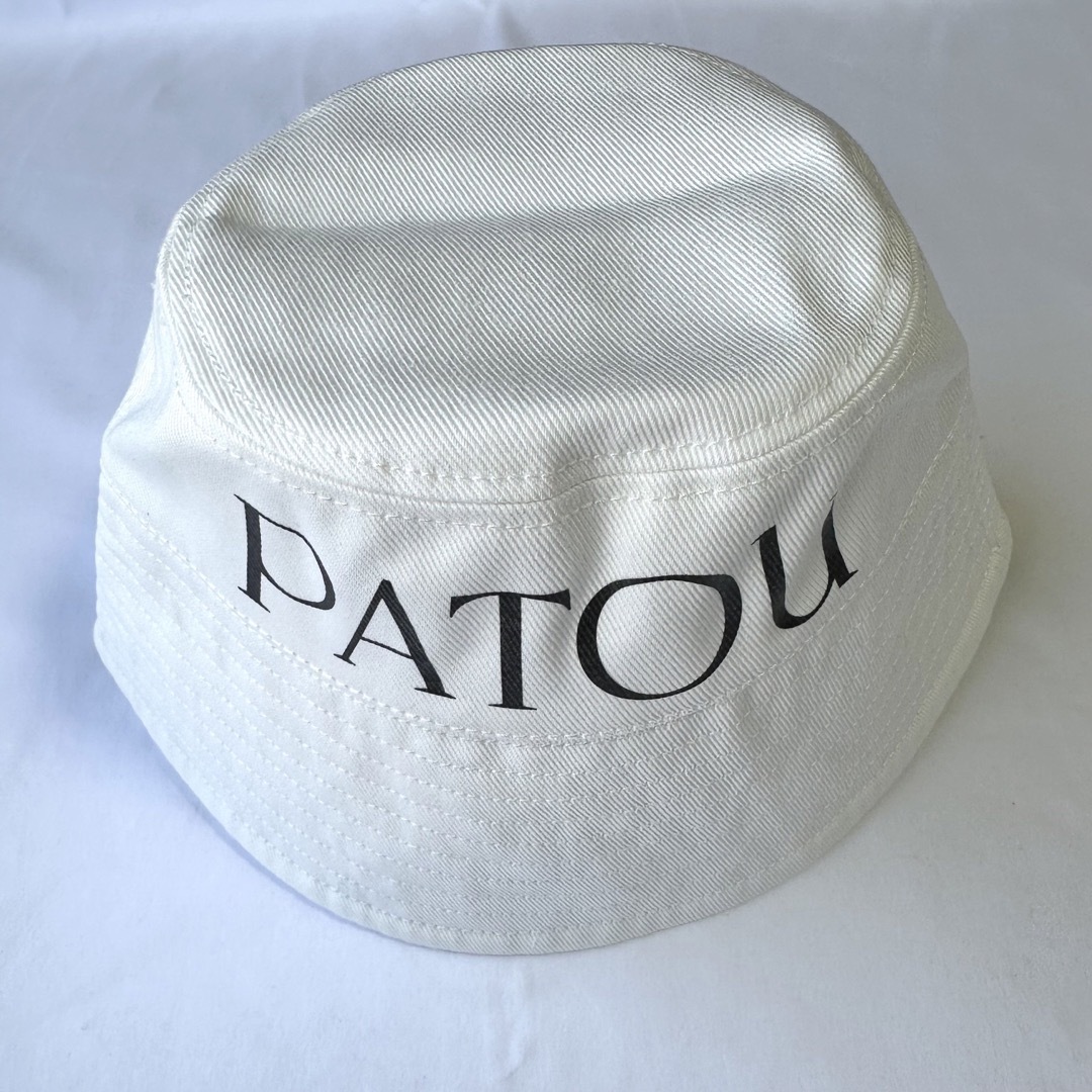 PATOU - [新品未着用] Patou ロゴ バケットハット ホワイト M/Lの通販