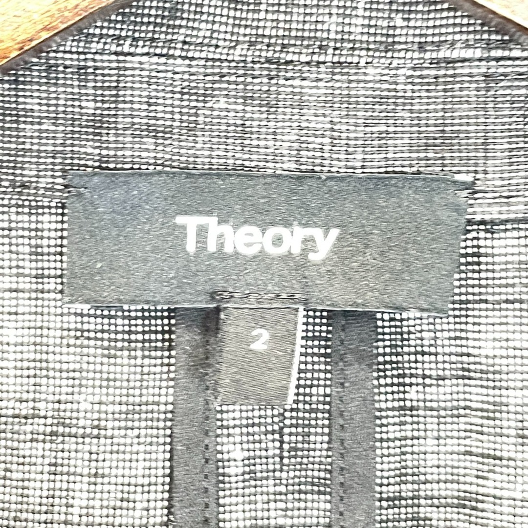 theory(セオリー)のセオリー 22年製 チャコール ダブルブレストジャケット 2 レディースのジャケット/アウター(その他)の商品写真