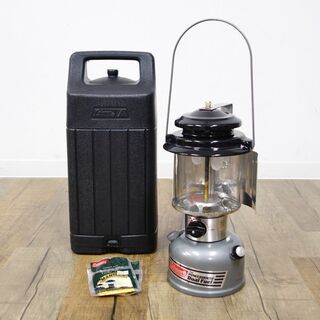 コールマン(Coleman)のコールマン Coleman ツーマントルランタン Dual Fuel 295 1993年 2月 リフレクター ケース付き ガソリンランタン キャンプ アウトドア(ライト/ランタン)