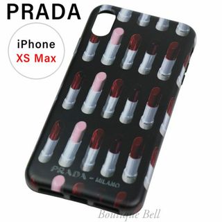 プラダ(PRADA)の【プラダ】リップスティックプリント iPhoneXSMAXケース(iPhoneケース)