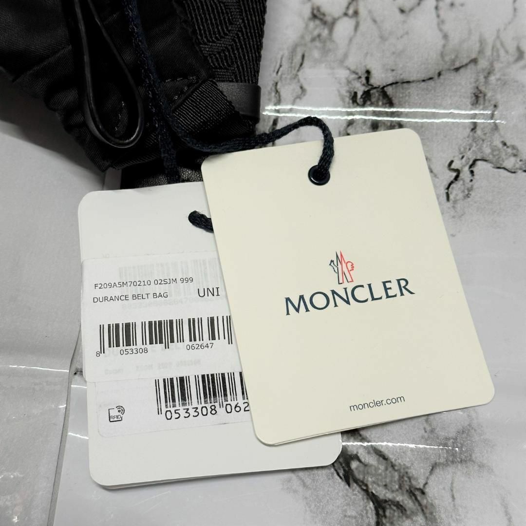 MONCLER(モンクレール)のMONCLER DURANCE BELT BAG ボディバッグ 黒 モンクレール メンズのバッグ(ボディーバッグ)の商品写真