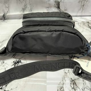 MONCLER - MONCLER DURANCE BELT BAG ボディバッグ 黒 モンクレールの
