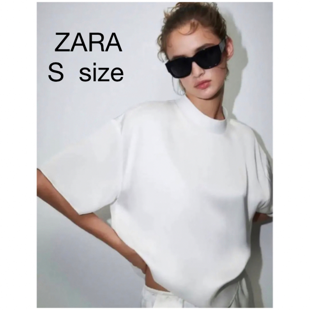 新品タグ付き【ZARA】サテントップス Sサイズ proappn.cluster031