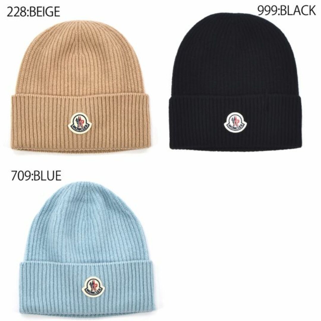 MONCLER - 【BLACK】モンクレール ニットキャップの通販 by