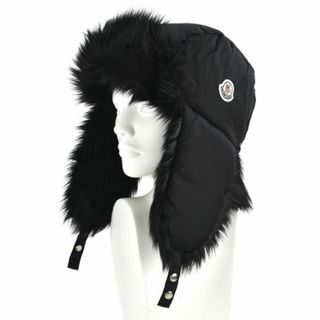 モンクレール(MONCLER)の【BLACK】モンクレール アビエイターハット (その他)