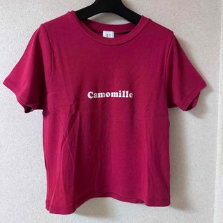 ユーバイスピックアンドスパン(U by SPICK&SPAN)のU by SPICK&SPAN ユーバイスピックアンドスパン Tシャツ レッド(Tシャツ(半袖/袖なし))