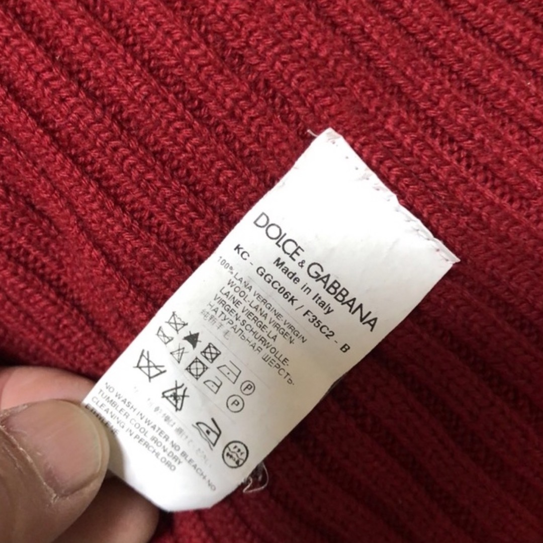 ドルチェ&ガッバーナ ジップアップセーター ニット