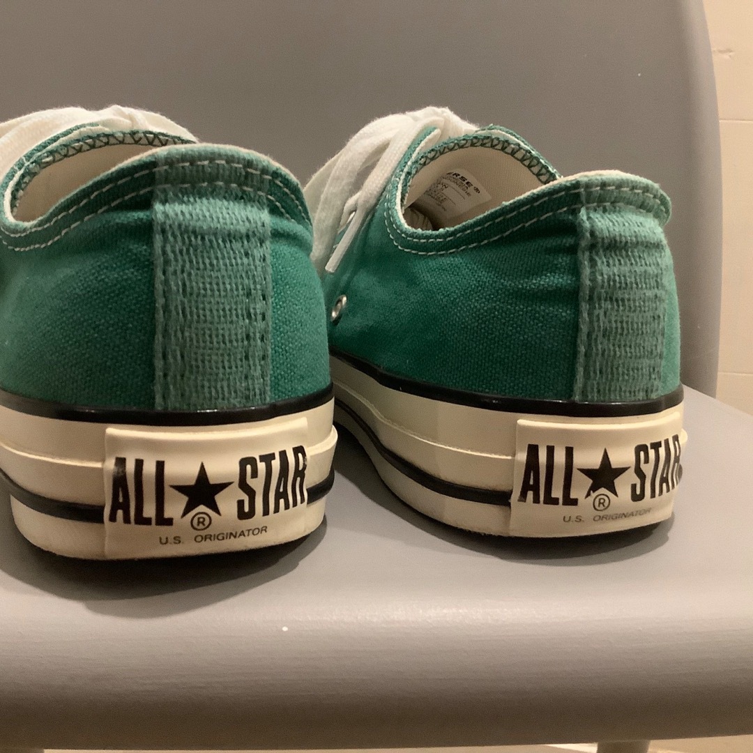 ALL STAR（CONVERSE）(オールスター)のコンバースUSオリジネーター23.5cmグリーン緑ローカット レディースの靴/シューズ(スニーカー)の商品写真