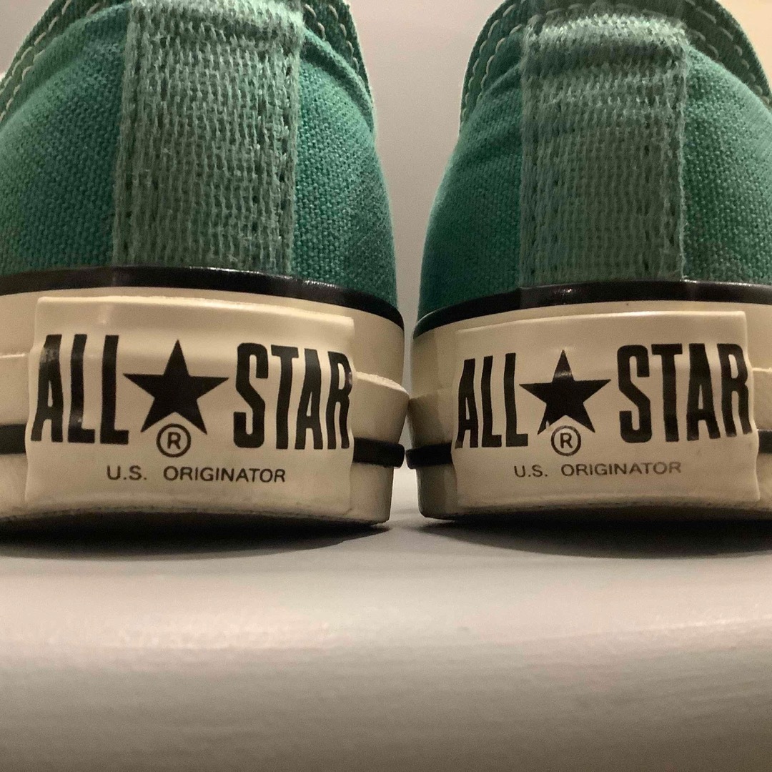 ALL STAR（CONVERSE）(オールスター)のコンバースUSオリジネーター23.5cmグリーン緑ローカット レディースの靴/シューズ(スニーカー)の商品写真