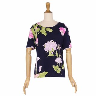 LEONARD - 美品 レオナール LEONARD PARIS Tシャツ カットソー シルク