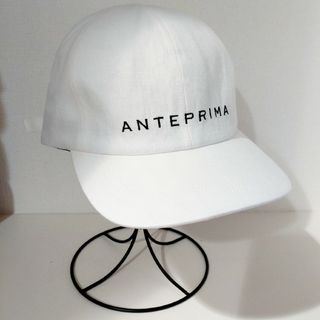 アンテプリマ(ANTEPRIMA)の【美品】ANTEPRIMA キャップ 麻 カラー白(キャップ)