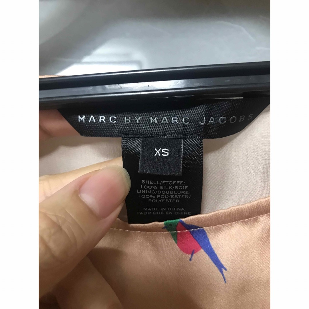 MARC JACOBS(マークジェイコブス)のマークジェイコブス　小鳥柄　ワンピース レディースのワンピース(ひざ丈ワンピース)の商品写真