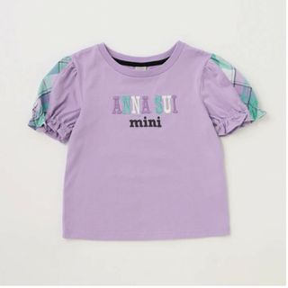 アナスイミニ(ANNA SUI mini)のANNA SUI mini 未使用 半袖Tシャツ 140 パープル(Tシャツ/カットソー)